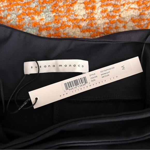 Susana Monaco Wide Leg Tie Waist Halter Jumpsuit - Picture 7 of 16